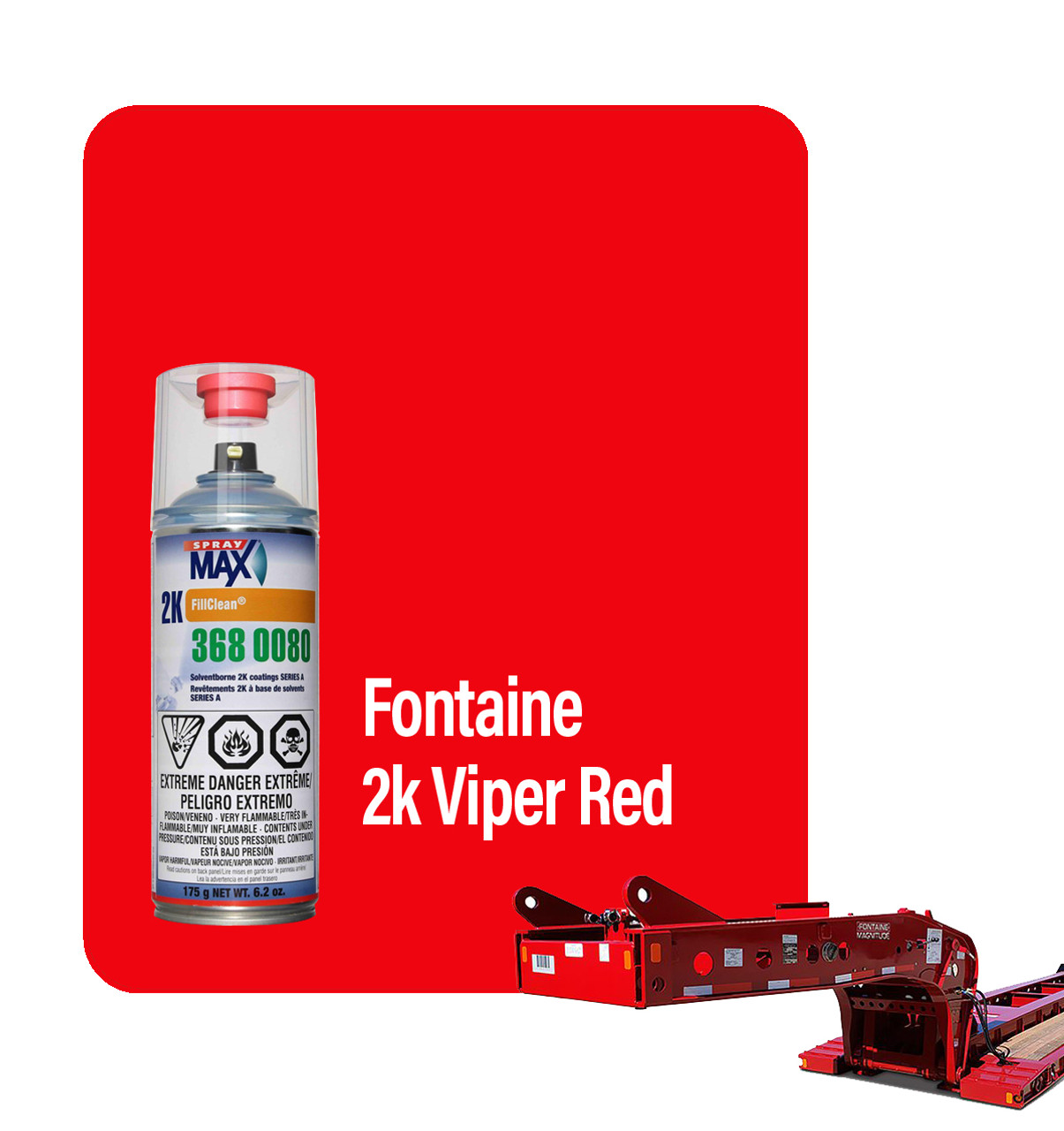 ProTouch Fontaine Viper Red KPR0120 2K Touch Up Paint Spray - TB550 (3680080)