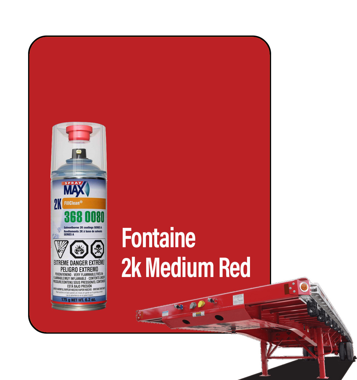 ProTouch Fontaine Medium KPR0575 Red 2K Touch Up Paint Spray - TB550 (3680080)