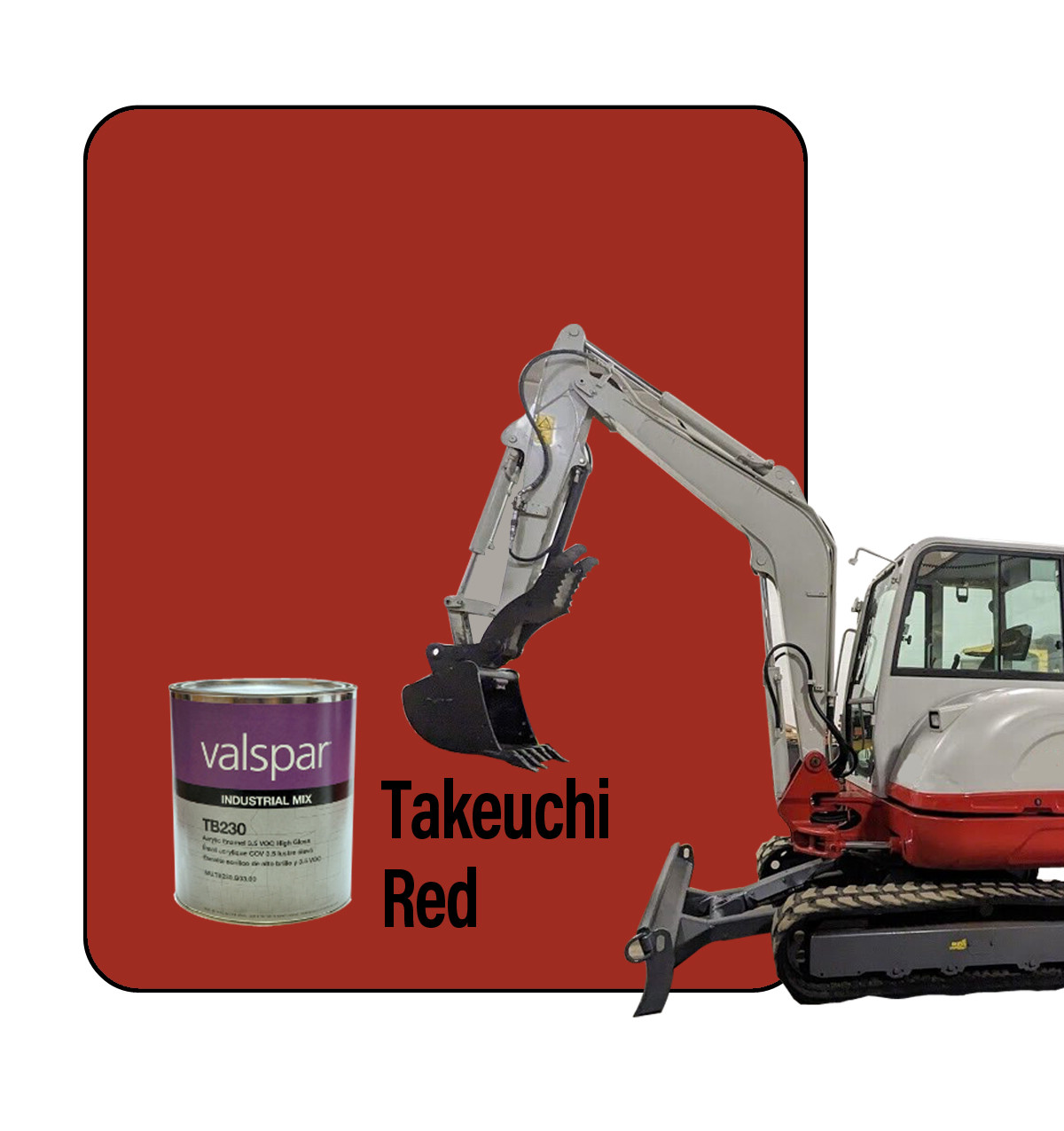 ProTouch Pint Takeuchi Red 405B5 Ready-to-Spray Touch up Paint - TB230