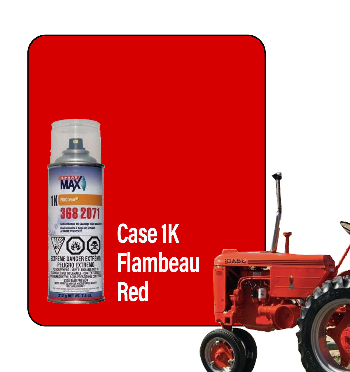 ProTouch Case Flambeau Red (94874) 1939-1953 1K Touch Up Paint Spray - TB230 (3682071)