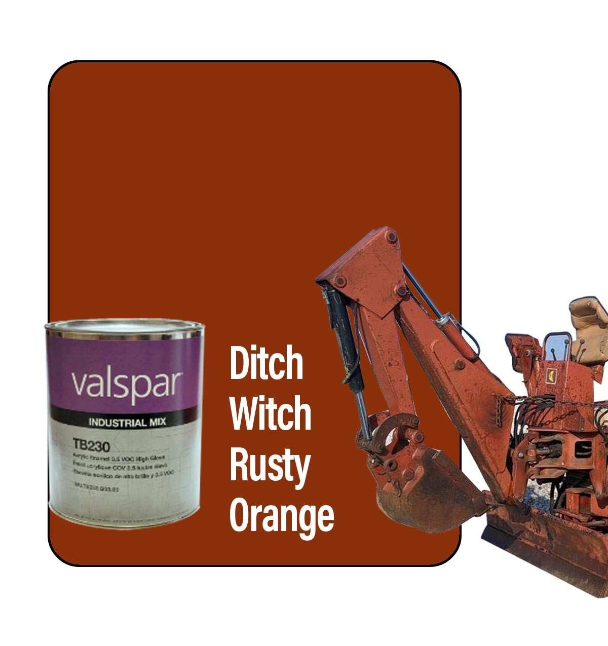 ProTouch Quart Ditch Witch Rusty Orange Ready-to-Spray - TB230