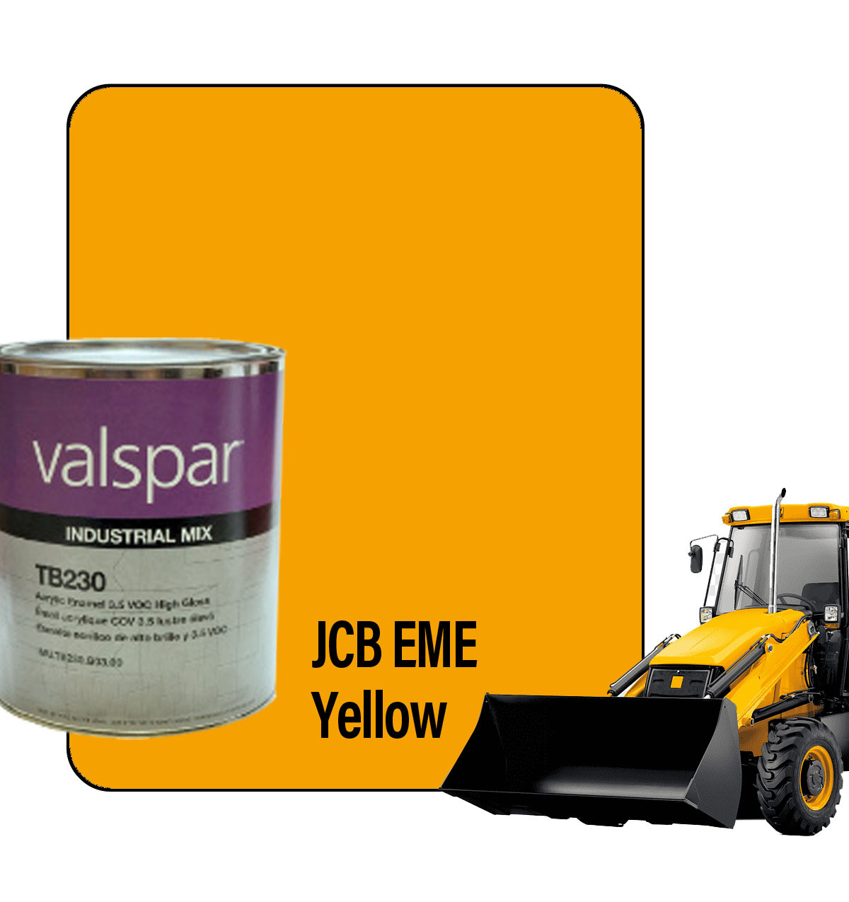 ProTouch Gallon JCB EME Yellow 420B6 / S1115 Ready-to-Spray Touch