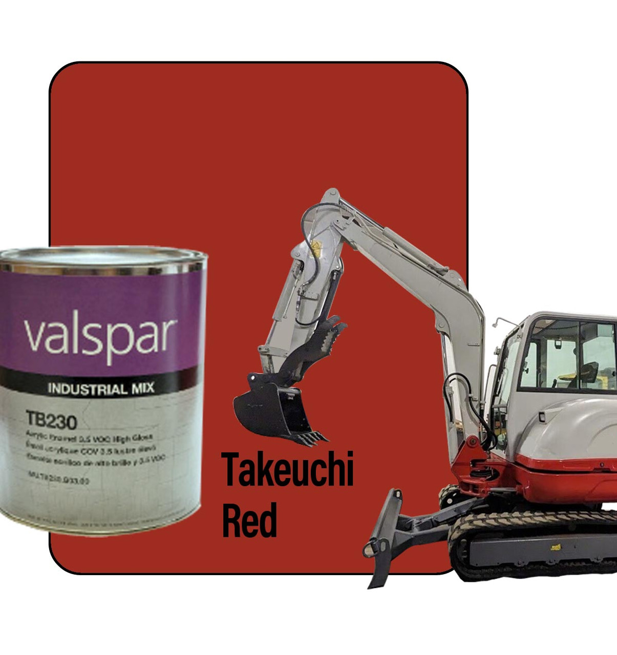 ProTouch Gallon Takeuchi Red 405B5 Ready-to-Spray Paint Kit - TB230 Formula