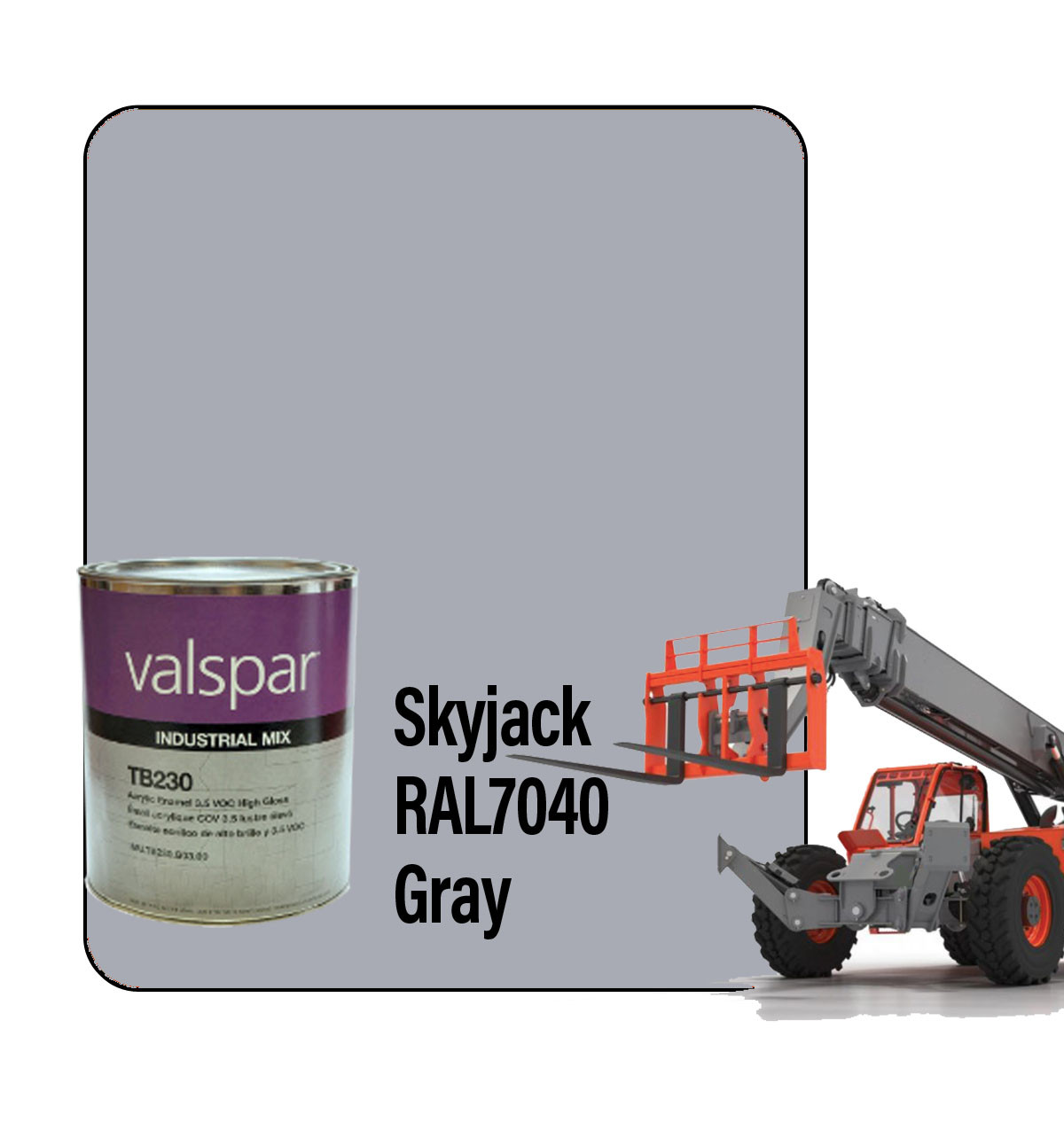 ProTouch Quart Skyjack Window Gray (RAL7040) Ready-to-Spray Paint Kit - TB230 Formula