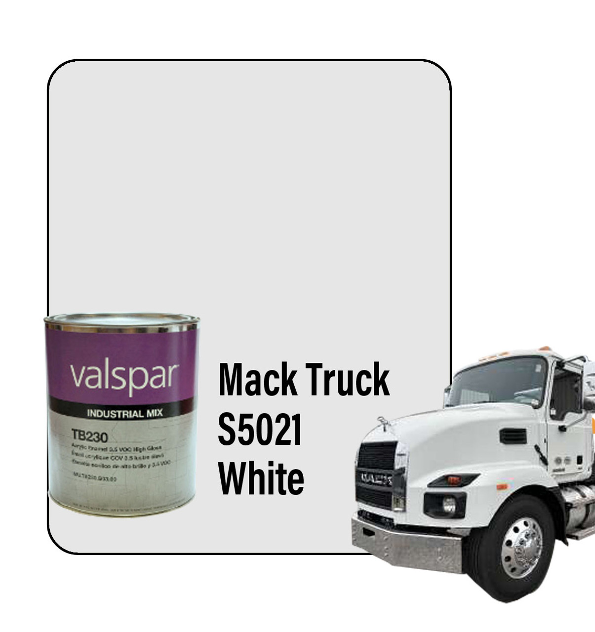 ProTouch Quart Mack Truck White S5021 Ready-to-Spray Paint Kit - TB230 Formula