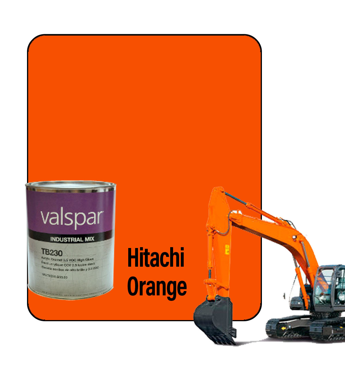 paint　904545 ProTouch Quart Hitachi Orange 74178 / 18S0902 Ready-to-Spray Paint
