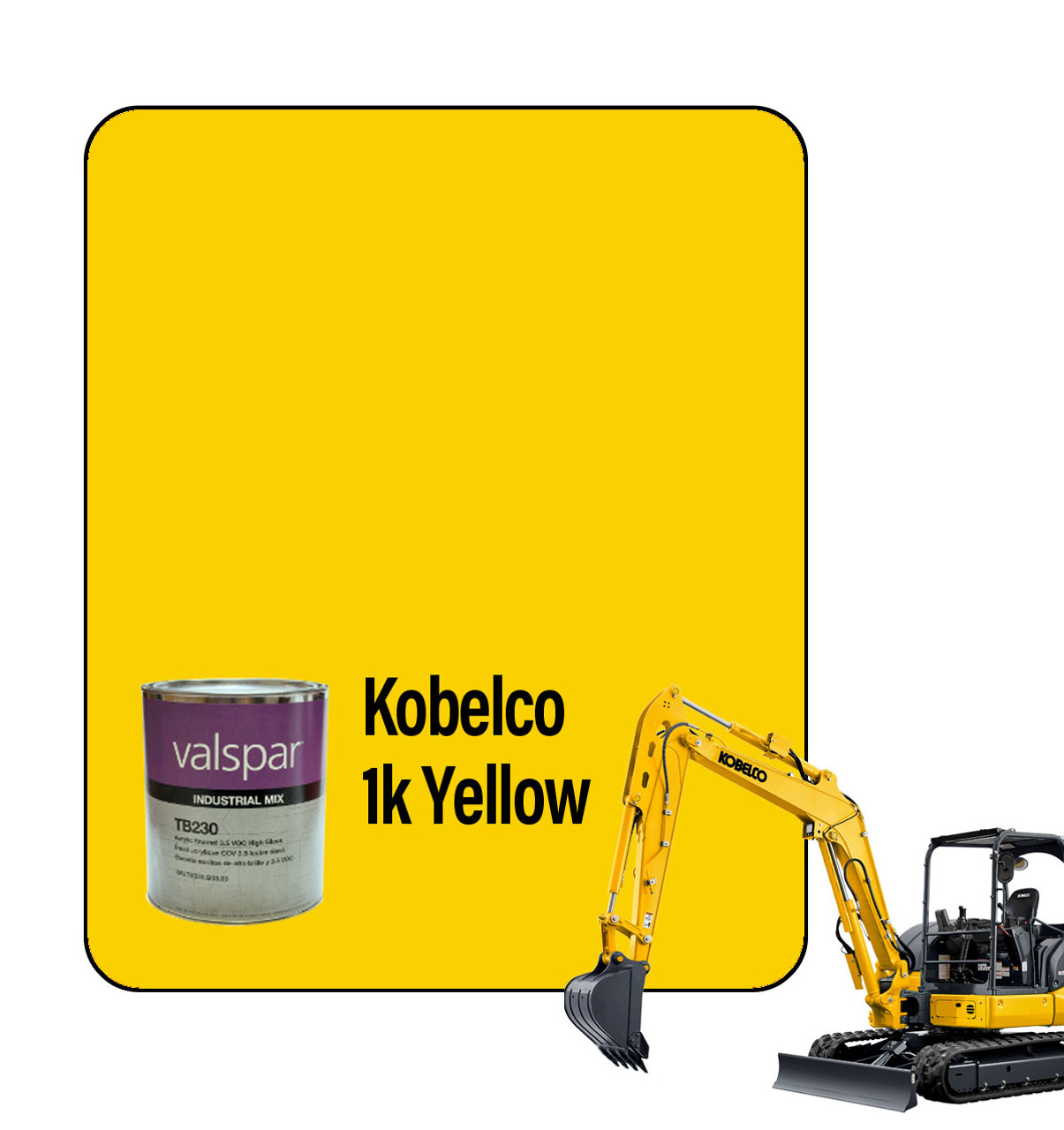 ProTouch Pint Kobelco Yellow Ready-to-SprayPaint Kit - TB230 Formula