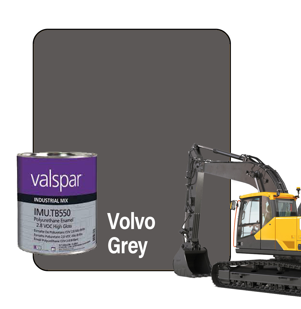 ProTouch Quart Volvo TB550 Dark Grey 712799 / 18S4912 Ready-to-Spray Paint Kit