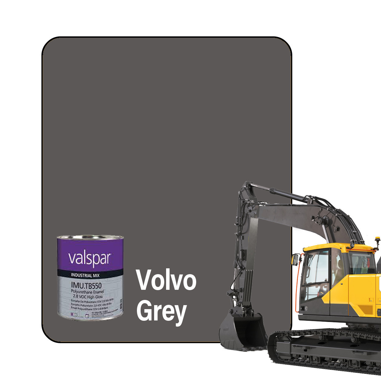 ProTouch Pint Volvo TB550 Dark Grey 712799 / 18S4912 Ready-to-Spray Paint Kit