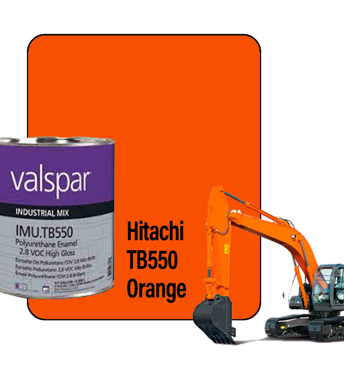 ProTouch Gallon Hitachi TB550 Orange 74178 / 18S0902 Ready-to-Spray Paint Kit