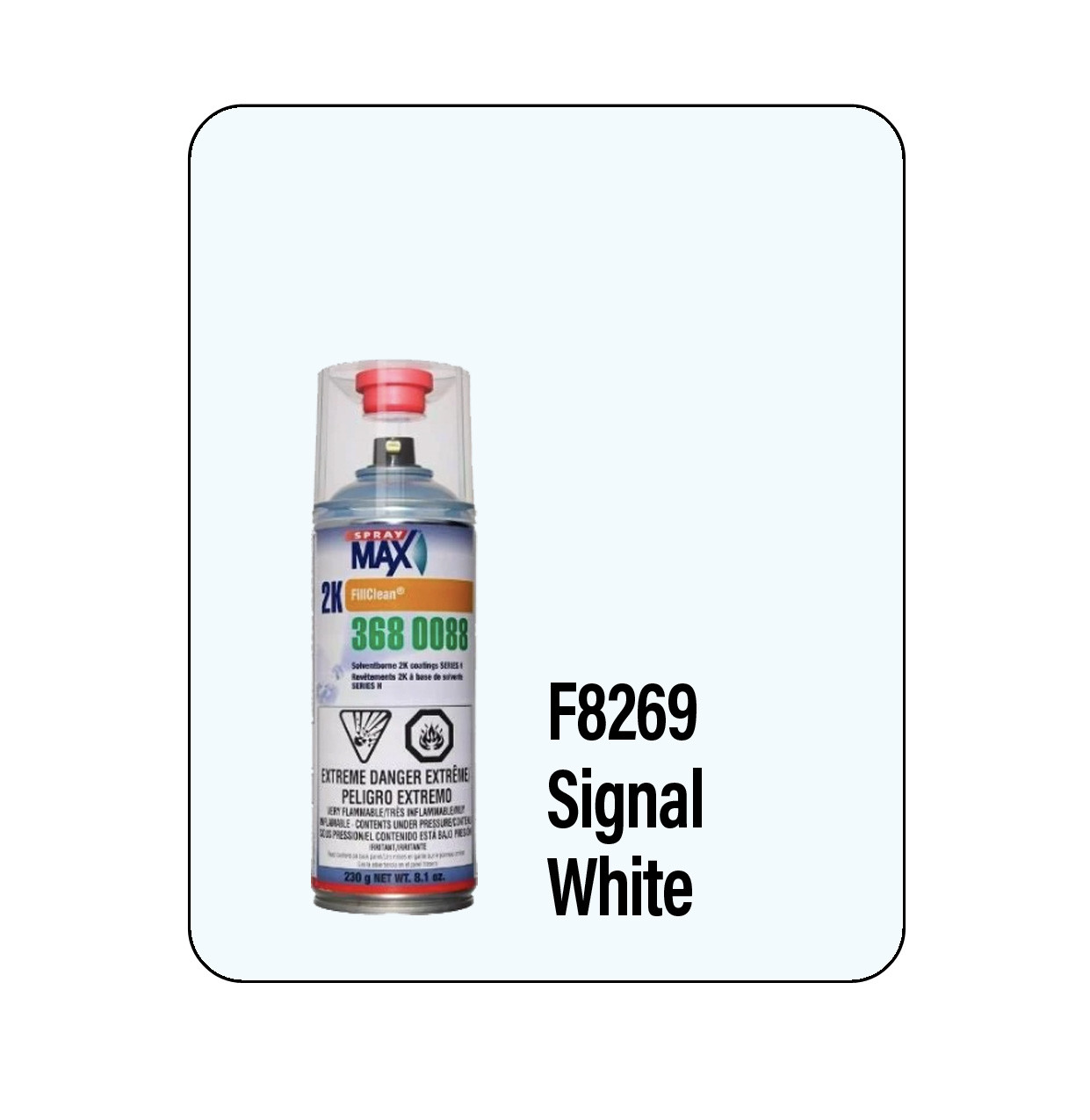 ProTouch F8269 Signal White Marine Hull 2k Touch Up Paint Spray - Motobase 80 (3680088)