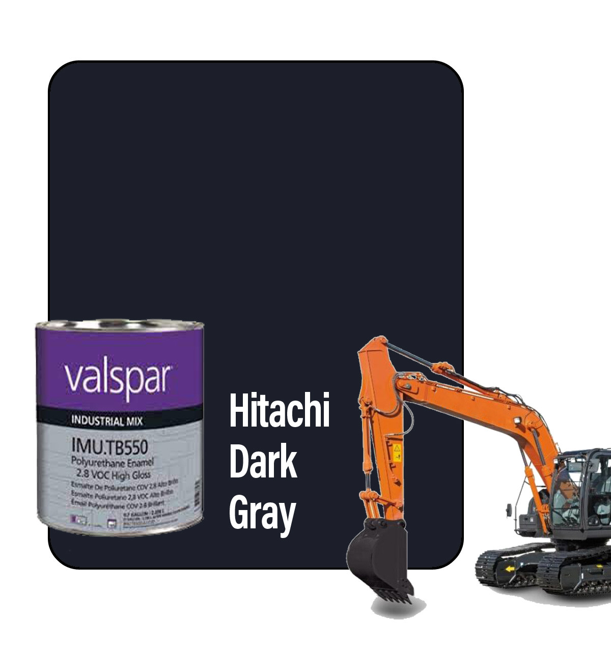 ProTouch Quart Hitachi TB550 Dark Gray 2k Ready-to-Spray Paint Kit