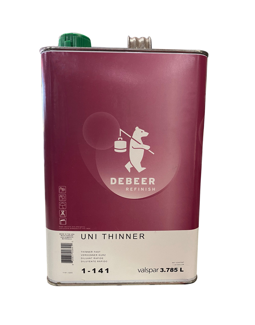 Debeer UNI 1-141 Thinner Fast Gallon