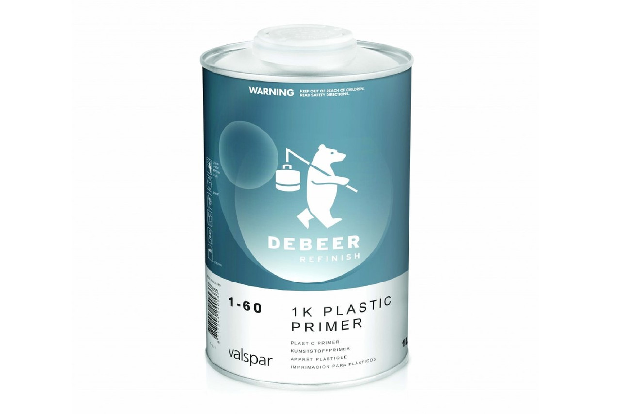 Debeer 1-60 1K Plastic Primer Liter