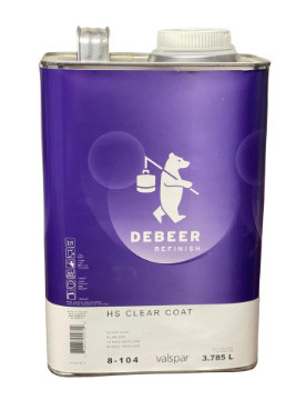 Debeer 8104 HS Clear Coat Gallon