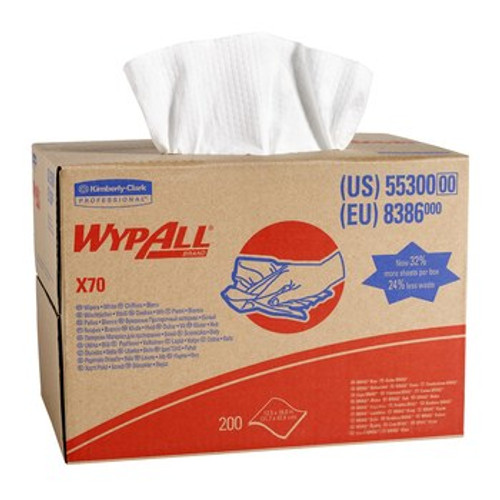 Kimberly-Clark 55300 WypAll Center-Pull Cloth Paper Towels 200/Box