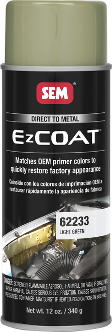 SEM 62233 EZ Coat Light Green Primer 12 oz