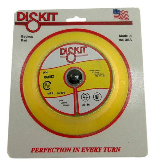 Diskit 06052 6" Vinyl Flex Back-up Pad 5/16–24 Connection