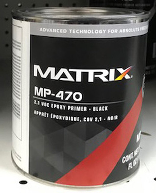 Matrix MP-470 2.1 VOC Epoxy Primer Black Gallon