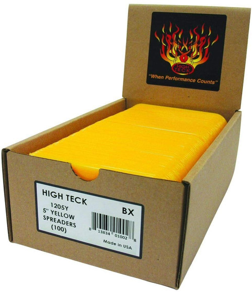 High Teck 1205Y Spreaders Yellow 5" 100/Box