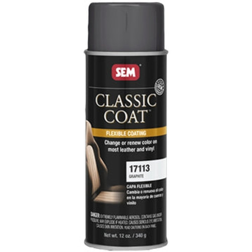 SEM 17113 Classic Coat Graphite GM 16 oz/12 net Aerosol