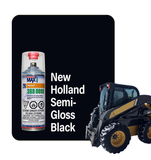 ProTouch New Holland Semi Gloss Black 2K Spray Touch Up Paint (OEM Code 25)