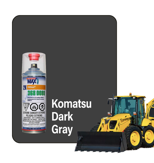 ProTouch Komatsu Dark Grey 2K Spray Touch Up Paint (OEM Code 83503)