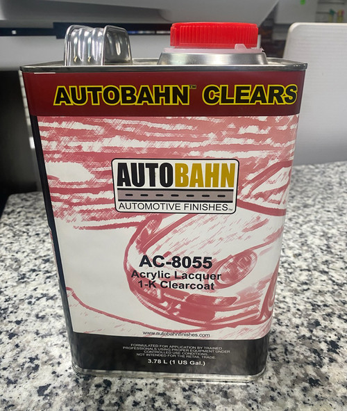 AutoBahn AC-8055 Acrylic Lacquer 1K Clear Gallon
