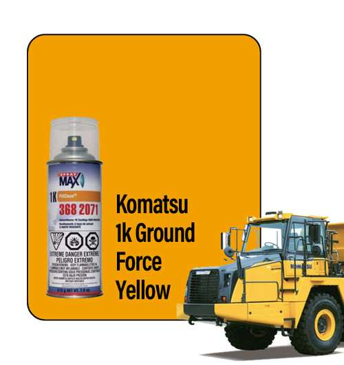 ProTouch Komatsu Ground Force Yellow 1K Touch Up Paint Spray TB230