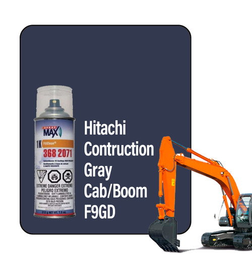ProTouch Hitachi/John Deere Construction Gray Cab/Boom F9GD 1K Touch Up Paint Spray - TB230 (3682071)