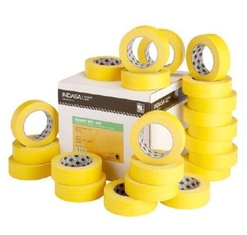 ProTape 6652 3/4 Masking Tape Yellow 18mm (3/4 Inch) x 55mm (60 Yards) 12/