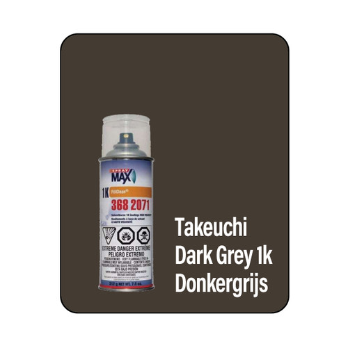 ProTouch Takeuchi Dark Grey 22100 (Donkergrijs) 1K Touch Up Paint Spray - TB230 (3682071)
