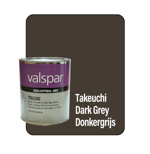 ProTouch Gallon Takeuchi Dark Grey 22100 (Donkergrijs) Ready-to-Spray Paint Kit - TB230 Formula