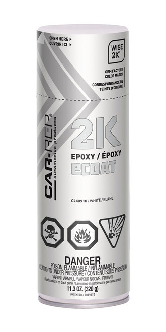Car-Rep C240910 2K Epoxy eCoat DTM 400ml-White