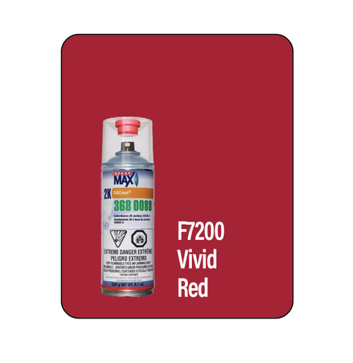 ProTouch F7200 Vivid Red Marine Hull 2k Touch Up Paint Spray - Motobase 8LV-2K (3680088)
