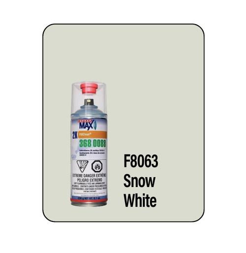 ProTouch F8063 Snow White Marine Hull 2k Touch Up Paint Spray - Motobase 8LV-2K (3680088)
