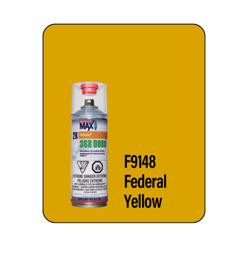 ProTouch F9148 Federal Yellow Marine Hull 2k Touch Up Paint Spray - Motobase 80 (3680088)