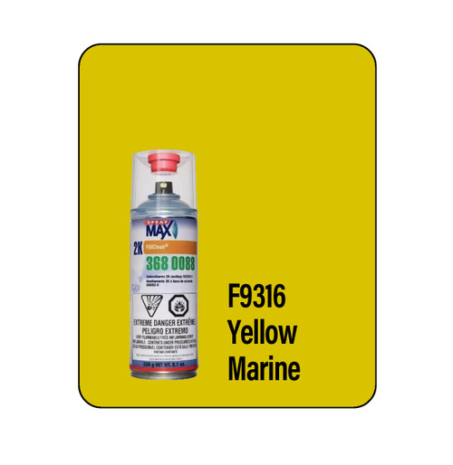 ProTouch F9316 Yellow Marine Hull 2k Touch Up Paint Spray - Motobase 80 (3680088)