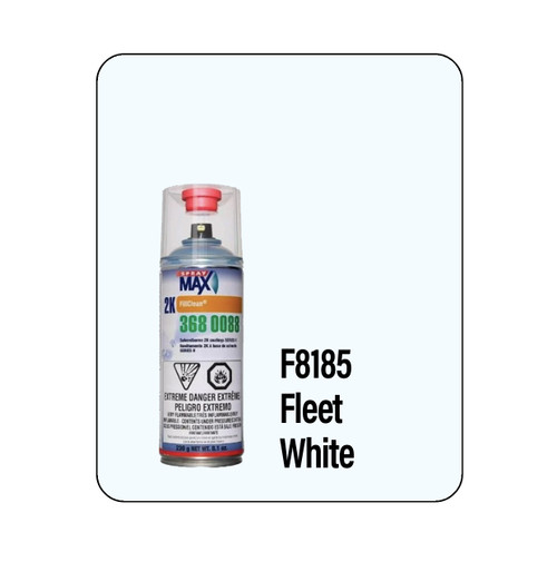 ProTouch F8185 Fleet White Marine Hull 2k Touch Up Paint Spray - Motobase 80 (3680088)