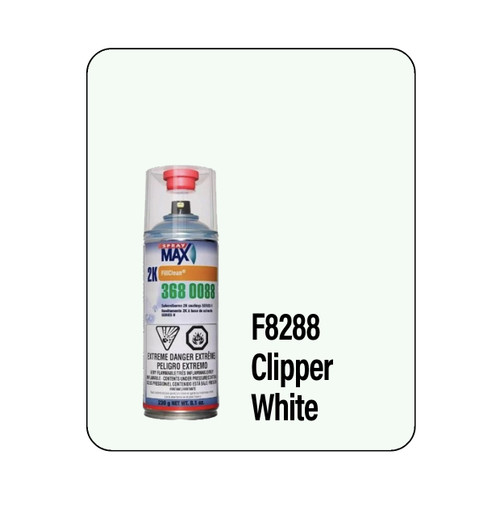 ProTouch F8288 Clipper White Marine Hull 2k Touch Up Paint Spray - Motobase 80 (3680088)