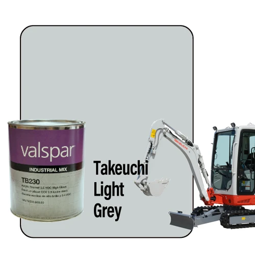 ProTouch Half Gallon Takeuchi Light Grey 740008LR / 433D1 Ready-to-Spray Paint Kit - TB230 Formula