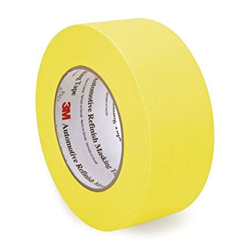 3M 06656 2 Inch Masking Tape Yellow 48mm x 55m Roll