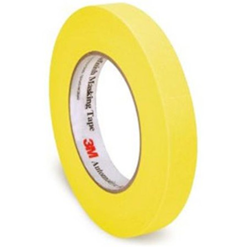 3M 06653 1 Inch Masking Tape Yellow 24/Case