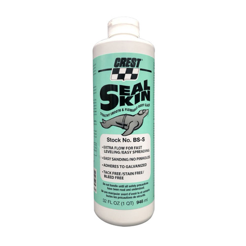 Crest BS-S Seal Skin Polyester Glazing Putty Quart