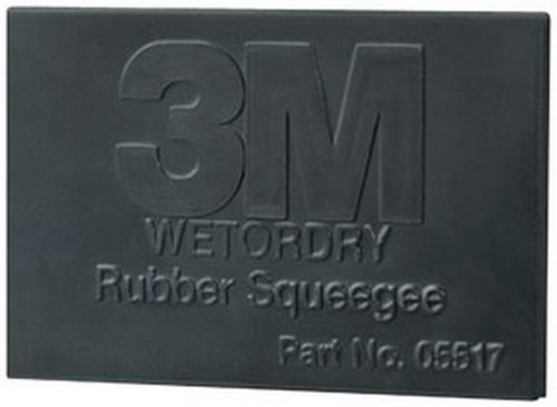 3M 05517 Wet or Dry Large Rubber Squeegee 2 3/4 x 4 1/4 in (50 pk)  BX