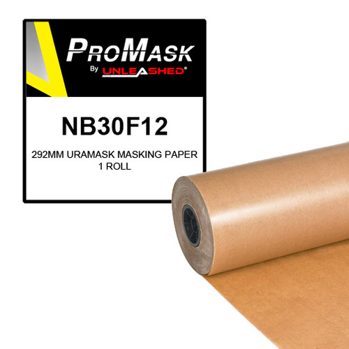 Unleashed NB30F12 12" Uramask Masking Paper 292mm Roll
