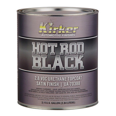 Kirker UA-70388 Hot Rod Black (Satin) ULTRA-GLO Gallon (formerly