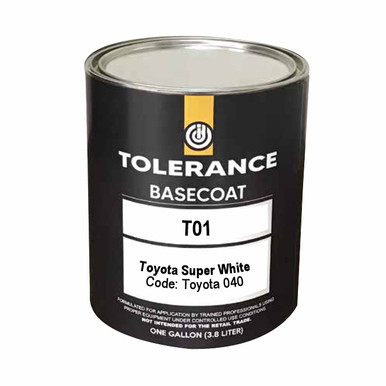 Distinctive Image T01 Tolerance Toyota 040 Super White Gallon
