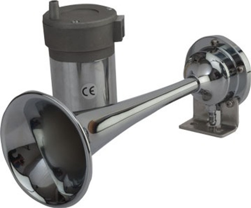 Chrome Plated Trumpet Air Horn - Sea-Dog Line (432610-1)