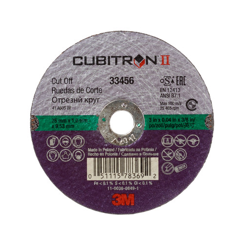 CUBITRON CUT-OFF WHEEL (5) (7100032406)